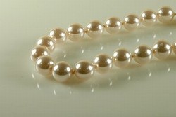 Long Single Strand Pearl Necklace 10 mm