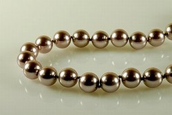 Pearl Bronze Necklace Single strand 10 mm