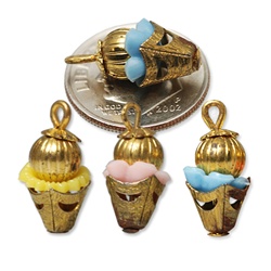 Japanese Ice Cream Cone Charms