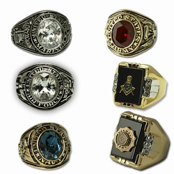 Men's assorted military rings