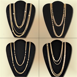 Assorted Triple Chain Necklaces